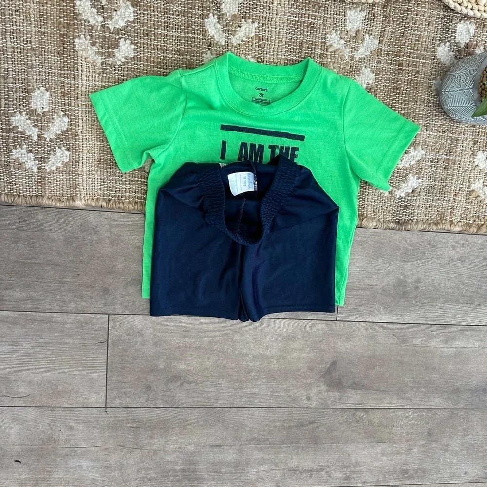 Carter’s/Garanimals Toddler Boy Athletic 2-Piece Outfit Set Shorts T-shirt